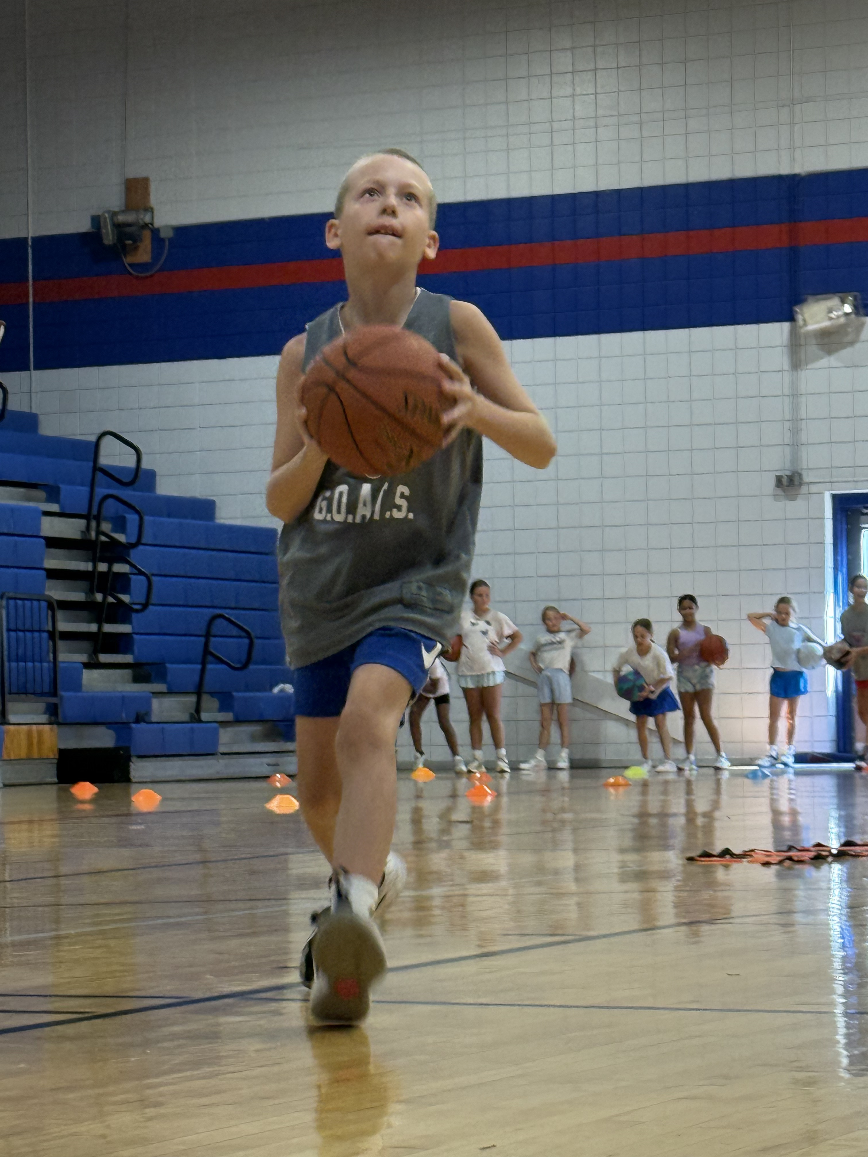 Recent Westlake Hoops team moment.