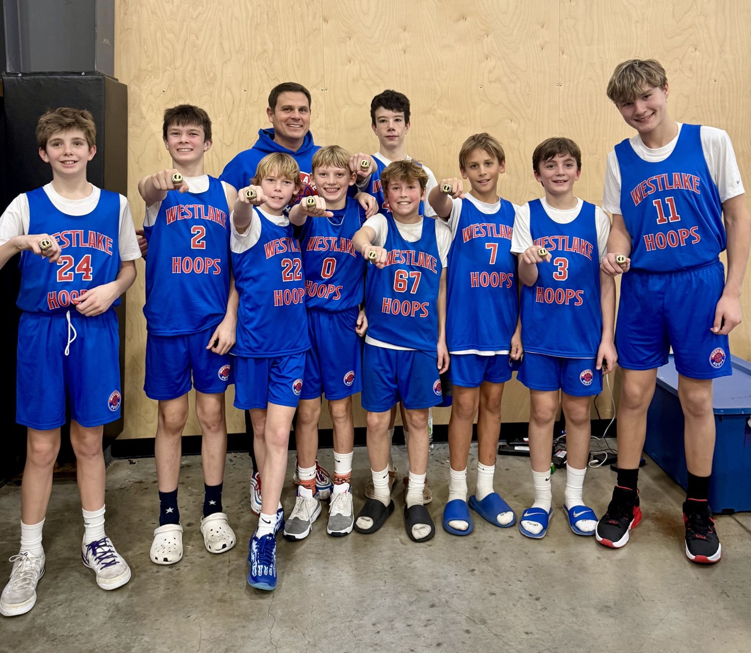 Team moment from a Select tournament weekend.